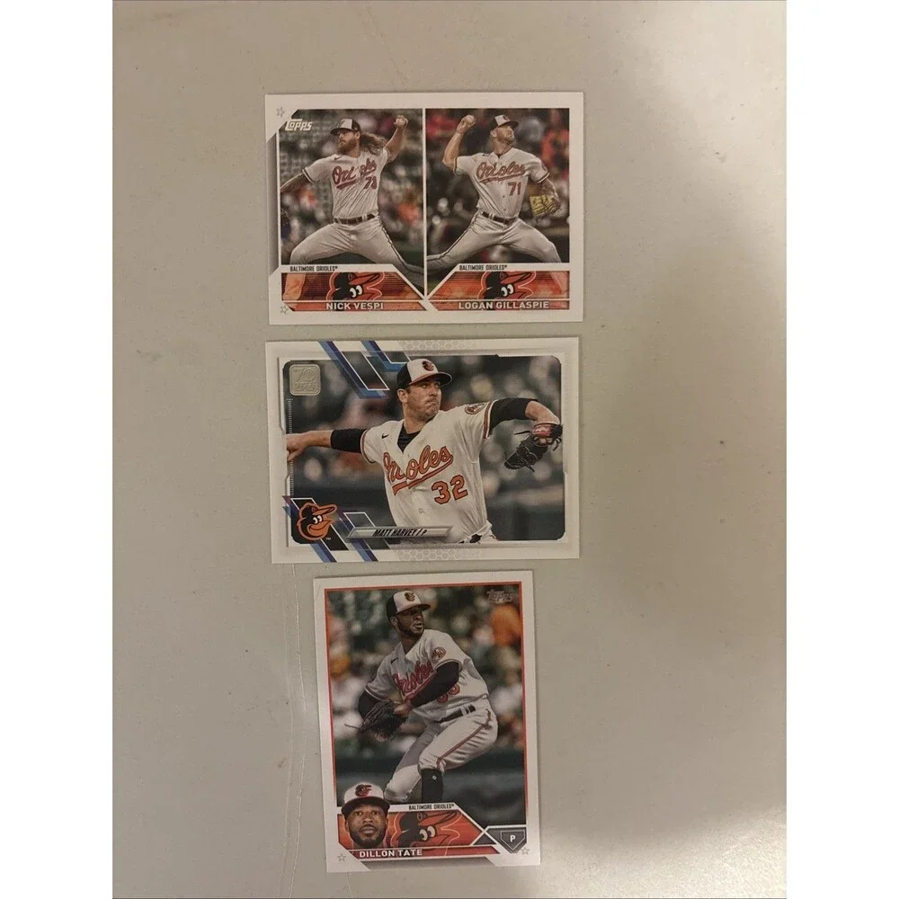 Baltimore Orioles Lot Of 3 Cards